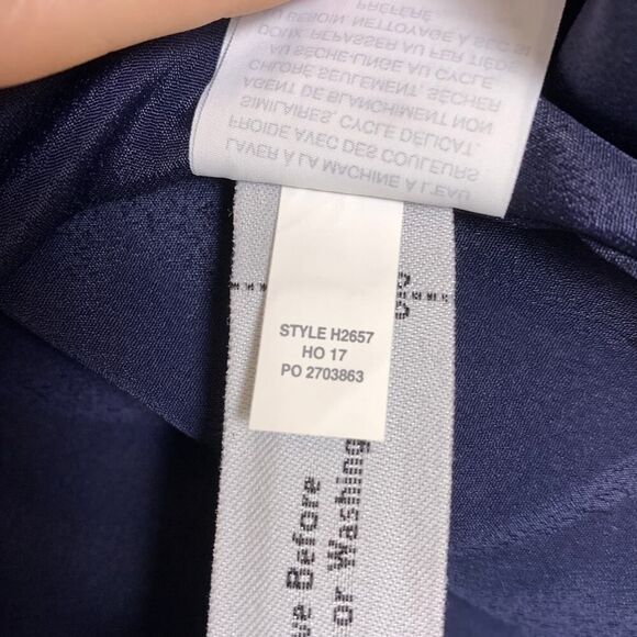 J. Crew Blue Velvet Peplum Mini Skirt w/pockets Size M - Picture 6 of 8